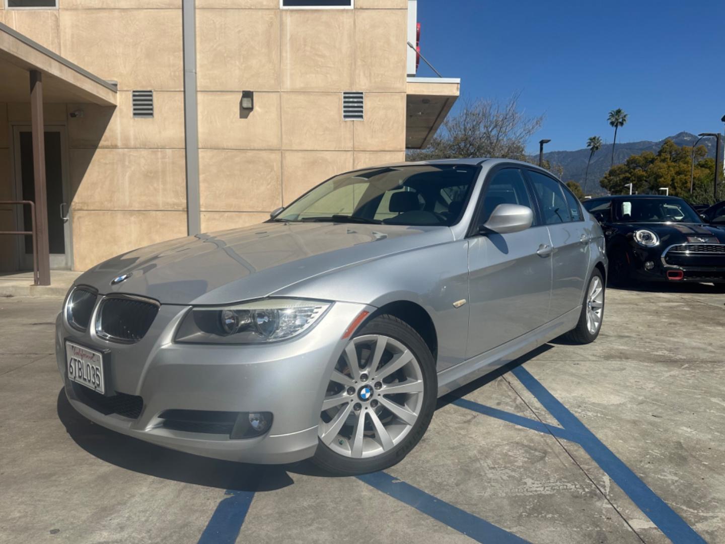 2011 Silver /Black BMW 3-Series Letther (WBAPH5G50BN) with an 6 Cylinder engine, Automatic transmission, located at 30 S. Berkeley Avenue, Pasadena, CA, 91107, (626) 248-7567, 34.145447, -118.109398 - Looking for a dependable, stylish ride in Pasadena, CA, but struggling with bad credit? Look no further than this stunning 2011 BMW 3-Series 328i SA SULEV available at our dealership. We understand the challenges of securing auto financing with less than perfect credit, which is why we offer in-hous - Photo#1